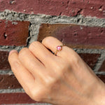 relax line cuffs&puffsleeve  ring　ピンクスピネル