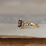 relax line puffsleeve  ring　バイカラートルマリン