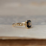 relax line puffsleeve  ring　バイカラートルマリン