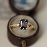 relax line puffsleeve  ring　バイカラートルマリン