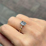 relax line puffsleeve  ring　バイカラートルマリン