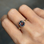 relax line puffsleeve  ring　バイカラートルマリン