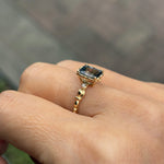 relax line puffsleeve  ring　バイカラートルマリン