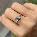 relax line puffsleeve  ring　バイカラートルマリン