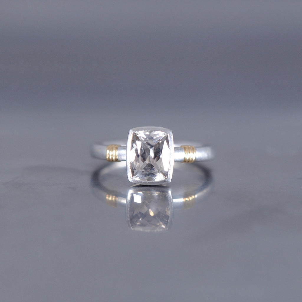 graceline　Zircon ring / クッションジルコンリング