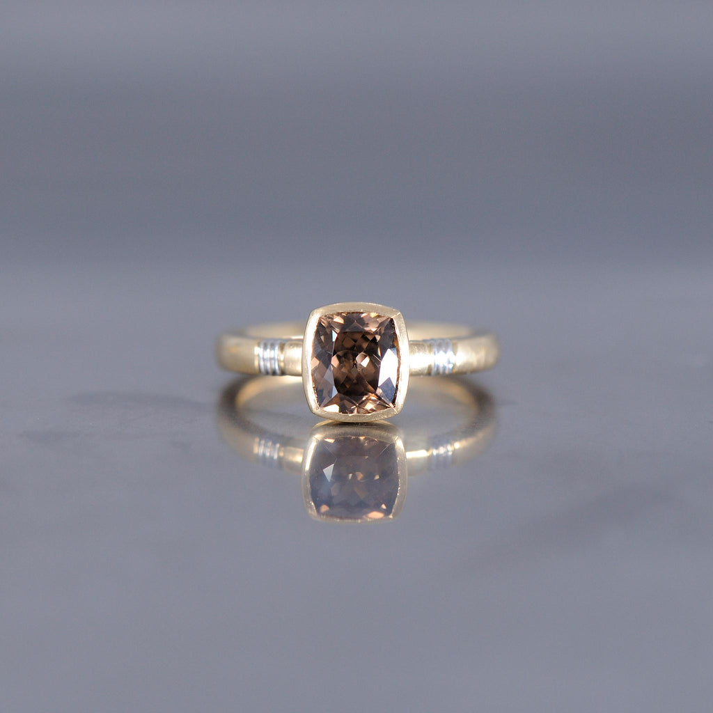 graceline　Zircon ring / クッションジルコンリング