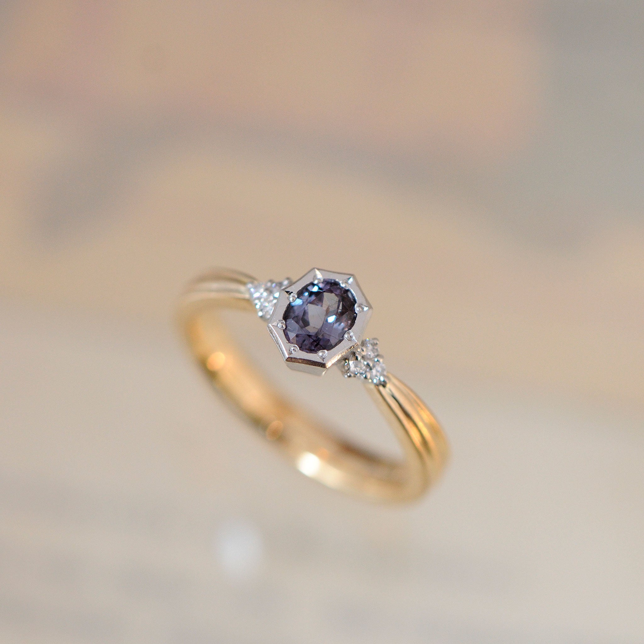 graceline bekily blue garnet ring / ベキリーブルーガーネットリング ...