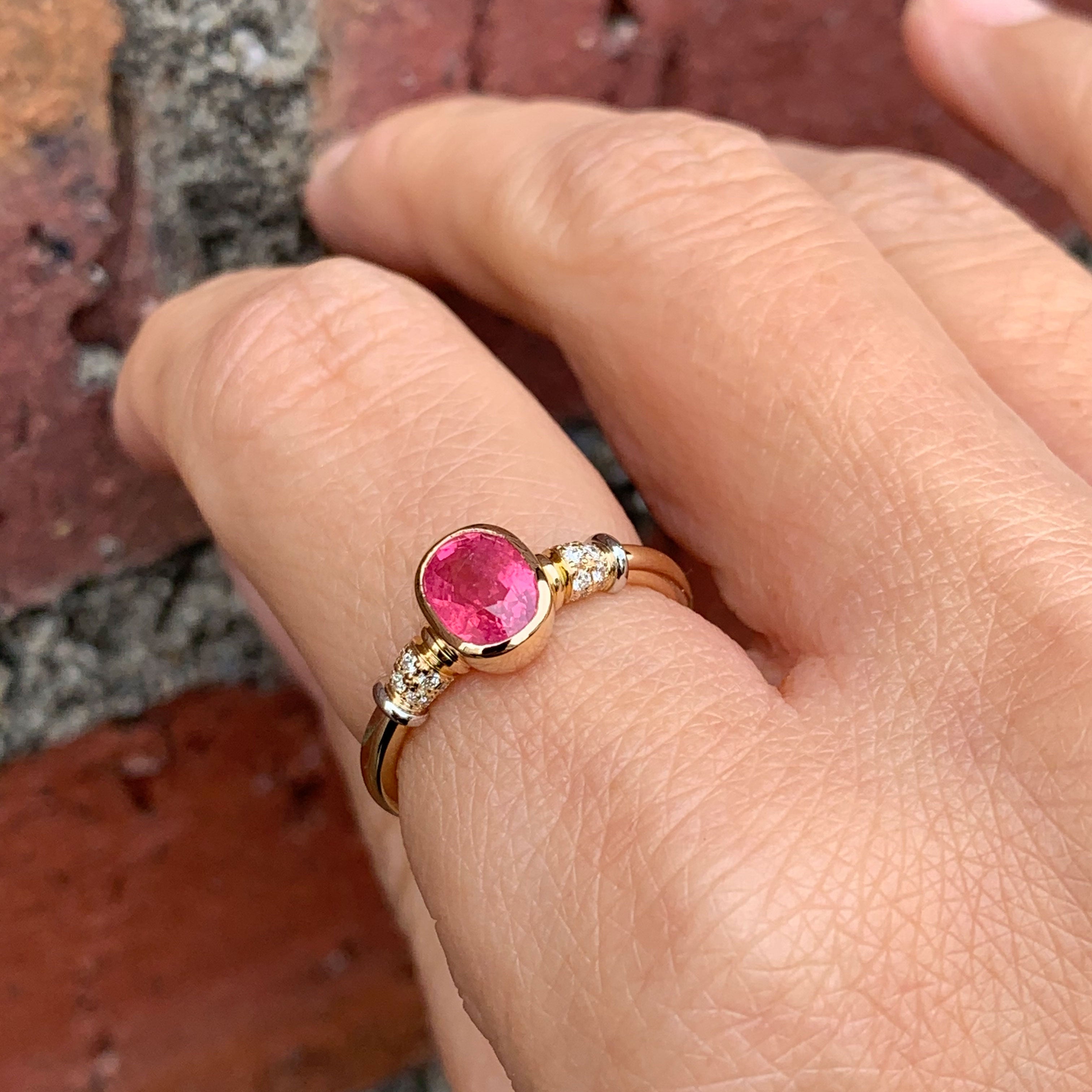 graceline　pink spinel ring / ピンクスピネルリング