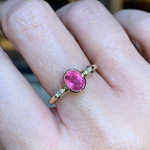 graceline　pink spinel ring / ピンクスピネルリング