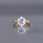graceline　pearl ruff ring / 真珠の襞襟リング
