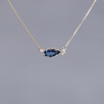 relax line Pendant　トルマリンドロップ×ダイアモンドペンダント