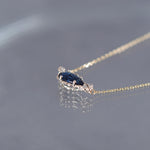relax line Pendant　トルマリンドロップ×ダイアモンドペンダント