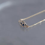 relax line Pendant　トルマリンドロップ×ダイアモンドペンダント