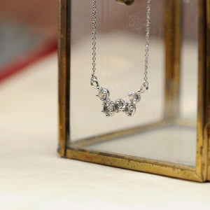 relaxr line pendant　グレーダイヤペンダント