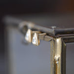 graceline　trilliant cut pierced earrings / 三角ピアス