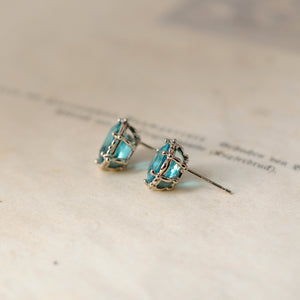 relax line pierced earrings　ラウンド　アパタイトピアス（1個売り）