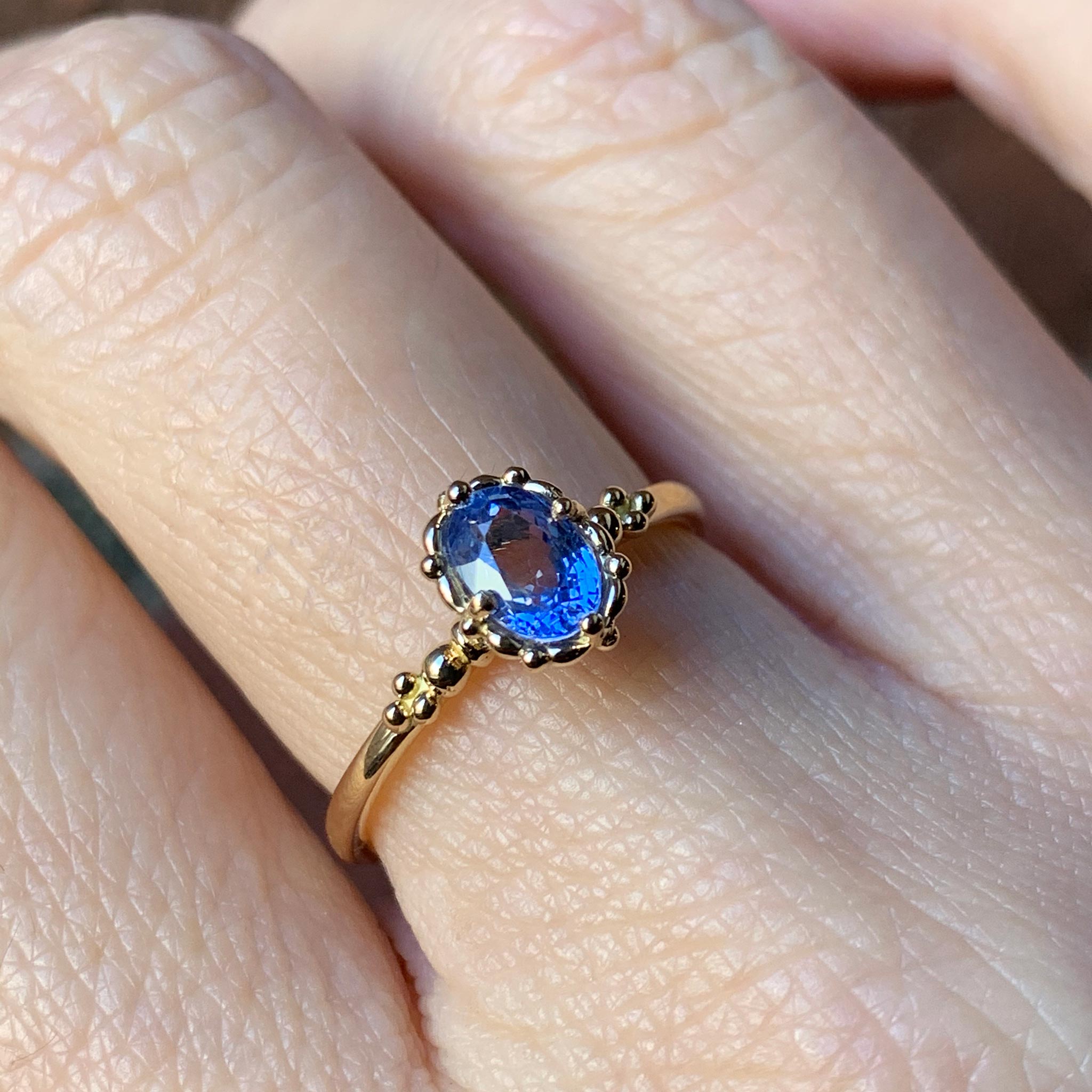relaxline ring/ウンバサファイア　リング