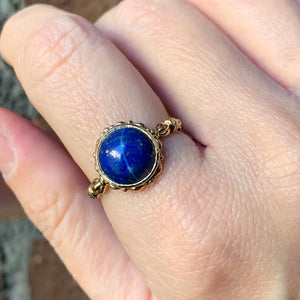 relaxline Juliet+ruffle stargazing ring/ラピスラズリ　天体観測リング