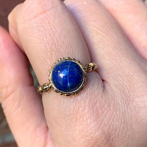 relaxline Juliet+ruffle stargazing ring/ラピスラズリ　天体観測リング