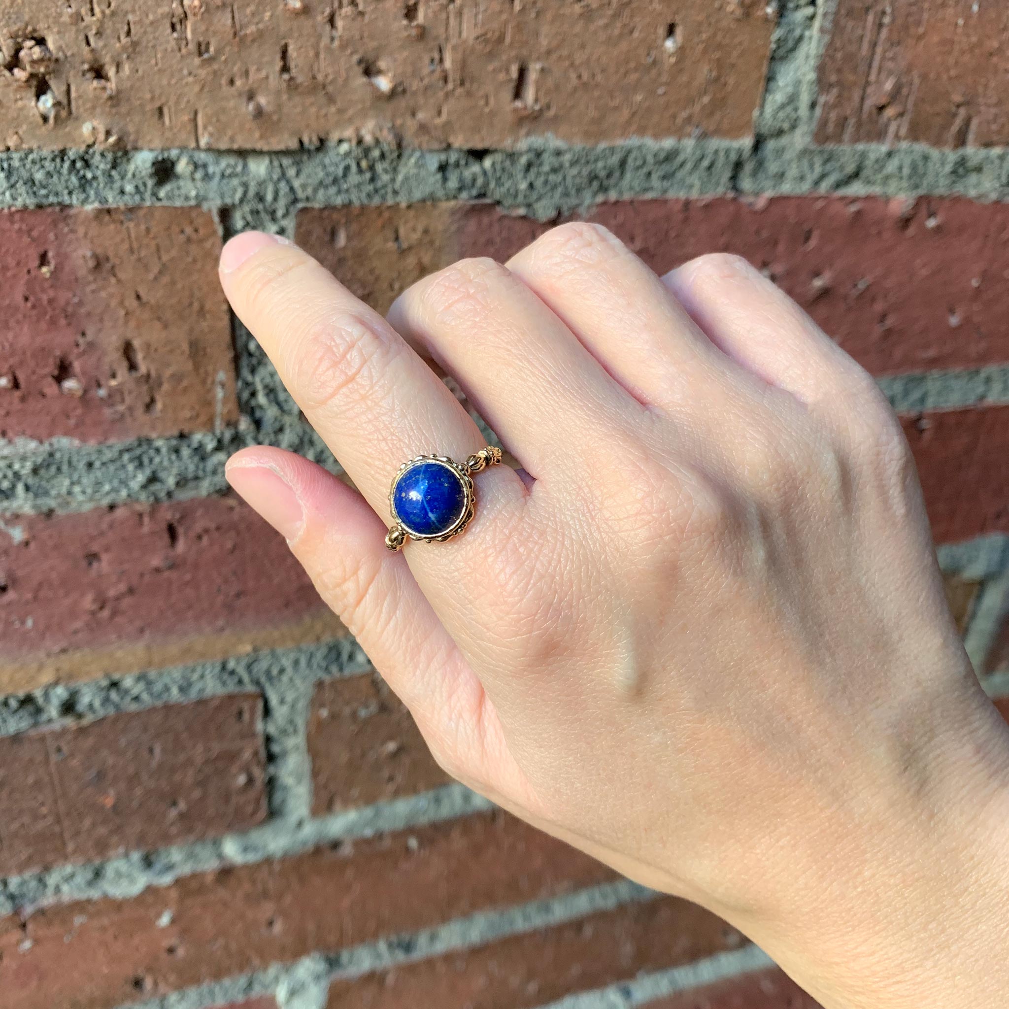 relaxline Juliet+ruffle stargazing ring/ラピスラズリ　天体観測リング
