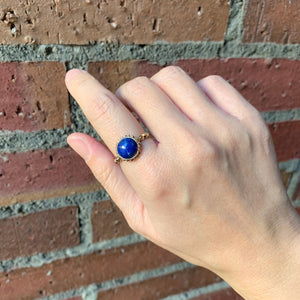 relaxline Juliet+ruffle stargazing ring/ラピスラズリ　天体観測リング
