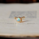 relaxline puff  ring　オーストラリアオパール　リング