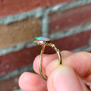 relaxline puff  ring　オーストラリアオパール　リング