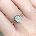 relaxline cuffs＆puff ring　メキシカンオパールリング