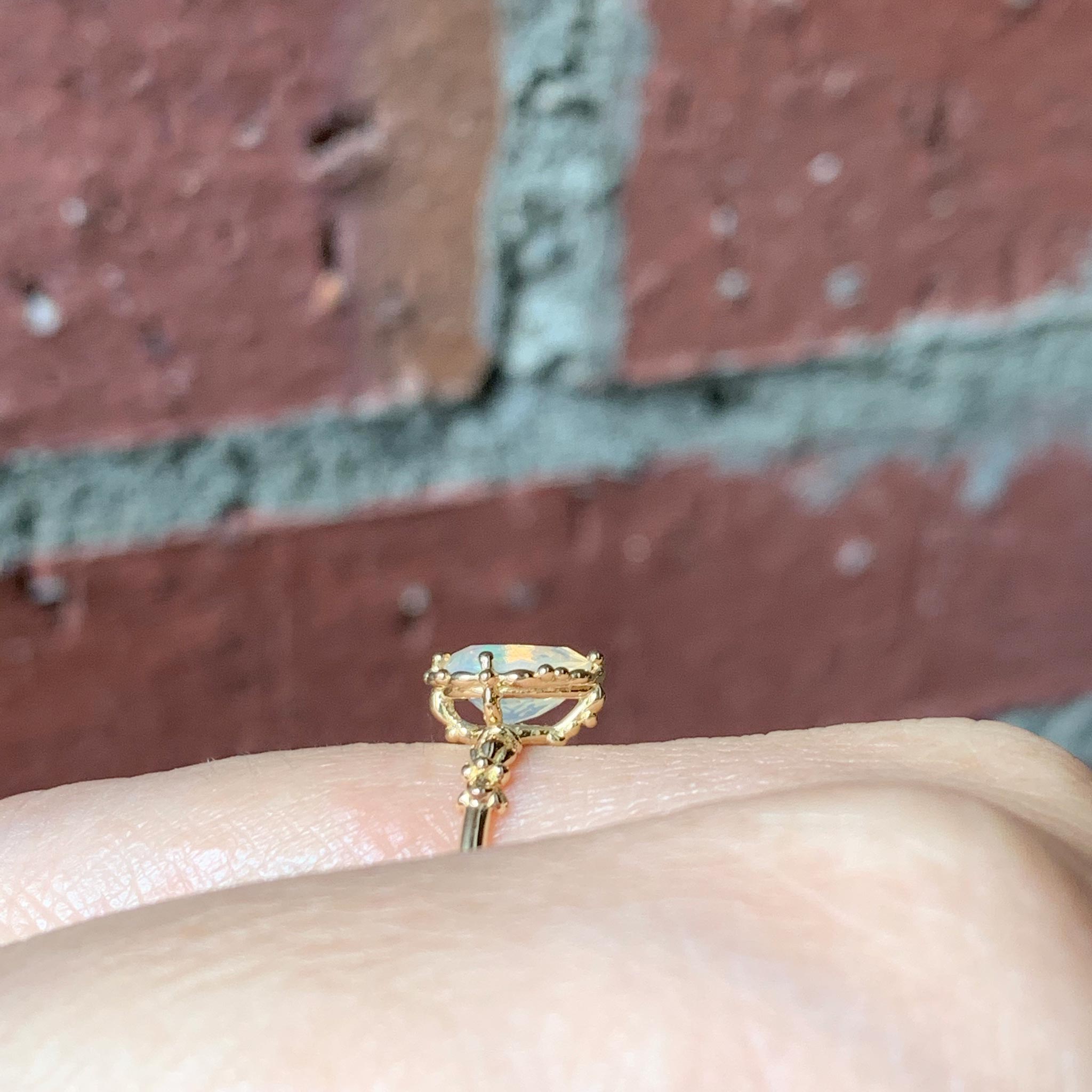 relaxline cuffs＆puff ring　メキシカンオパールリング
