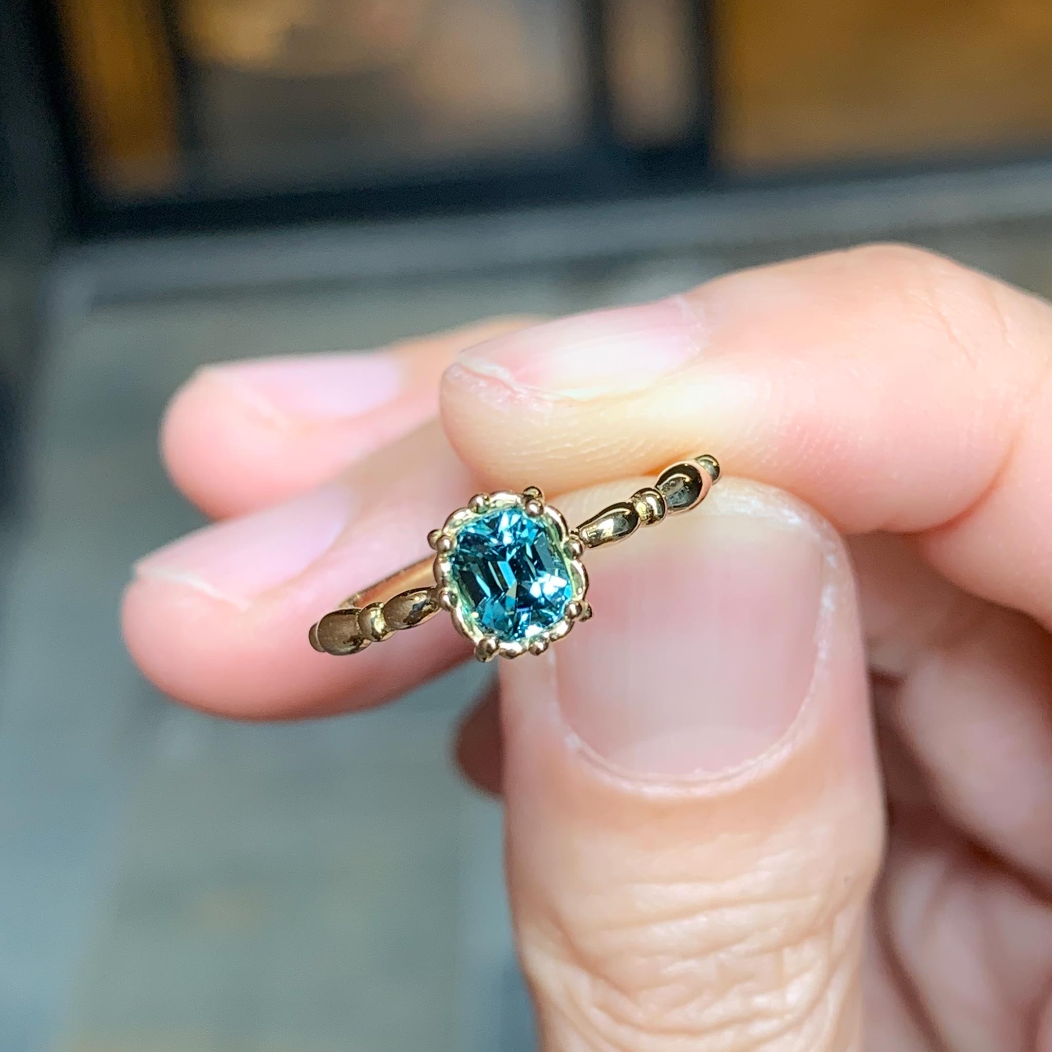 relaxline  ring　クッショントルマリンリング
