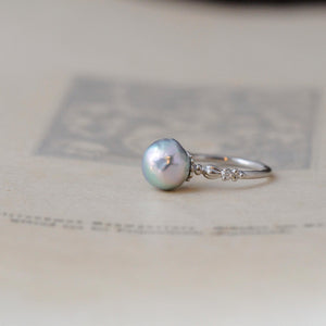 relaxline puff  ring　バロックパールリング