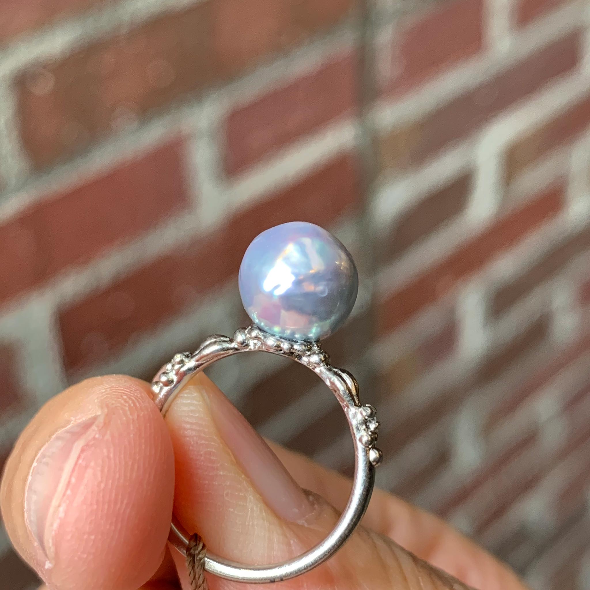 relaxline puff  ring　バロックパールリング