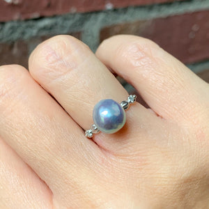 relaxline puff  ring　バロックパールリング