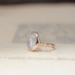 relax line cuffs ring　バイカラートルマリンカボションリング