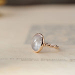 relax line cuffs ring　バイカラートルマリンカボションリング