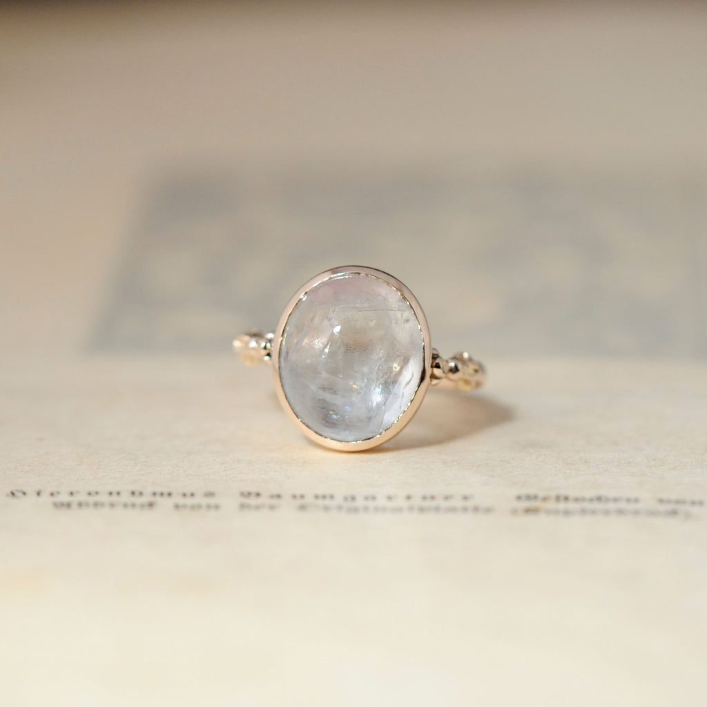 relax line cuffs ring　バイカラートルマリンカボションリング