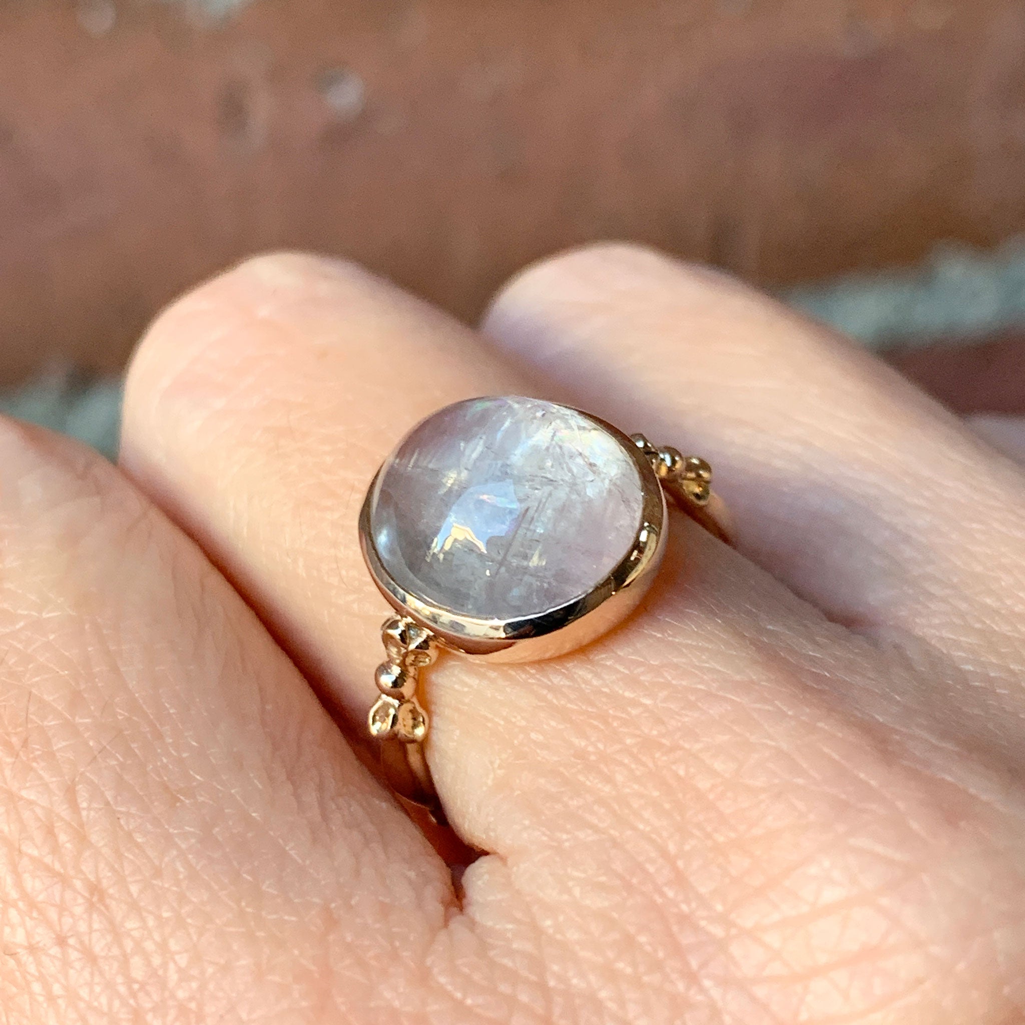 海外ファッションブランド通販サイト【公式】 relax line cuffs ring バイカラートルマリンカボションリング アクセサリー