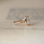 relax line cuffs ring　バイカラートルマリンカボションリング　クッション