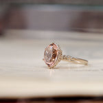 relax line sleeve ring　モルガナイトリング