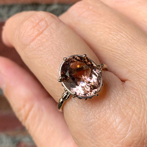 relax line sleeve ring　モルガナイトリング