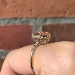 relax line sleeve ring　モルガナイトリング