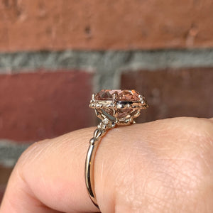 relax line sleeve ring　モルガナイトリング