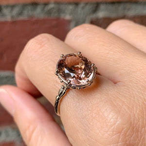 relax line sleeve ring　モルガナイトリング