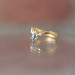 graceline　V shaped tiara ring sapphire/Vライン　ティアラリング