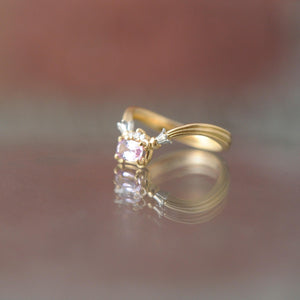 graceline　V shaped tiara ring topaz/Vライン　ティアラリング