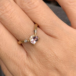 graceline　V shaped tiara ring topaz/Vライン　ティアラリング