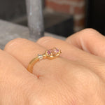 graceline　V shaped tiara ring topaz/Vライン　ティアラリング