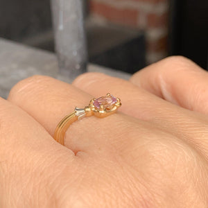 graceline　V shaped tiara ring topaz/Vライン　ティアラリング